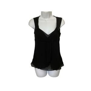 i.e. Petite 100% Silk Black Vintage Top Layer w/Under Cami   PS